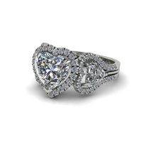 Diamond Eternal Heartbeat Engagement Ring - Aylin No. 3 image 1