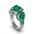 Emerald Eternal Heartbeat Engagement Ring - Aylin No. 21 image 2