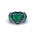 Emerald Eternal Heartbeat Engagement Ring - Aylin No. 66 image 3