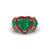 Emerald Eternal Heartbeat Engagement Ring - Aylin No. 49 image 3
