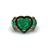 Emerald Eternal Heartbeat Engagement Ring - Aylin No. 34 image 3