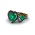 Emerald Eternal Heartbeat Engagement Ring - Aylin No. 64 image 1