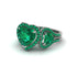 Emerald Eternal Heartbeat Engagement Ring - Aylin No. 21 image 1