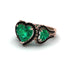 Emerald Eternal Heartbeat Engagement Ring - Aylin No. 35