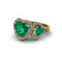 Emerald Eternal Heartbeat Engagement Ring - Aylin No. 4 image 1