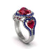 Ruby Eternal Heartbeat Engagement Ring - Aylin No. 72