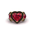 Ruby Eternal Heartbeat Engagement Ring - Aylin No. 40