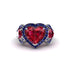 Ruby Eternal Heartbeat Engagement Ring - Aylin No. 72 image 3