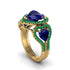 Sapphire Eternal Heartbeat Engagement Ring - Aylin No. 28