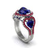 Sapphire Eternal Heartbeat Engagement Ring - Aylin No. 60