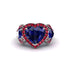 Sapphire Eternal Heartbeat Engagement Ring - Aylin No. 60