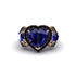 Sapphire Eternal Heartbeat Engagement Ring - Aylin No. 44