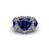 Sapphire Eternal Heartbeat Engagement Ring - Aylin No. 15
