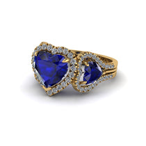 Sapphire Eternal Heartbeat Engagement Ring - Aylin No. 13 image 1