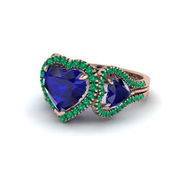 Sapphire Eternal Heartbeat Engagement Ring - Aylin No. 29 image 1