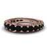 Black Diamond Eternal Love Wedding Ring - Anaya No. 53