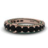 Black Diamond Eternal Love Wedding Ring - Anaya No. 23 image 2