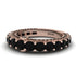 Black Diamond Eternal Love Wedding Ring - Anaya No. 38