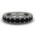 Black Diamond Eternal Love Wedding Ring - Anaya No. 9