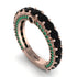 Black Diamond Eternal Love Wedding Ring - Anaya No. 23