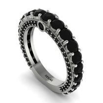 Black Diamond Eternal Love Wedding Ring - Anaya No. 39 image 1