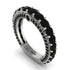 Black Diamond Eternal Love Wedding Ring - Anaya No. 39