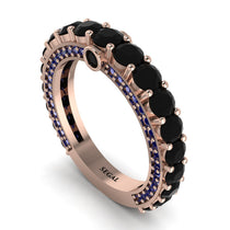 Black Diamond Eternal Love Wedding Ring - Anaya No. 68 image 1