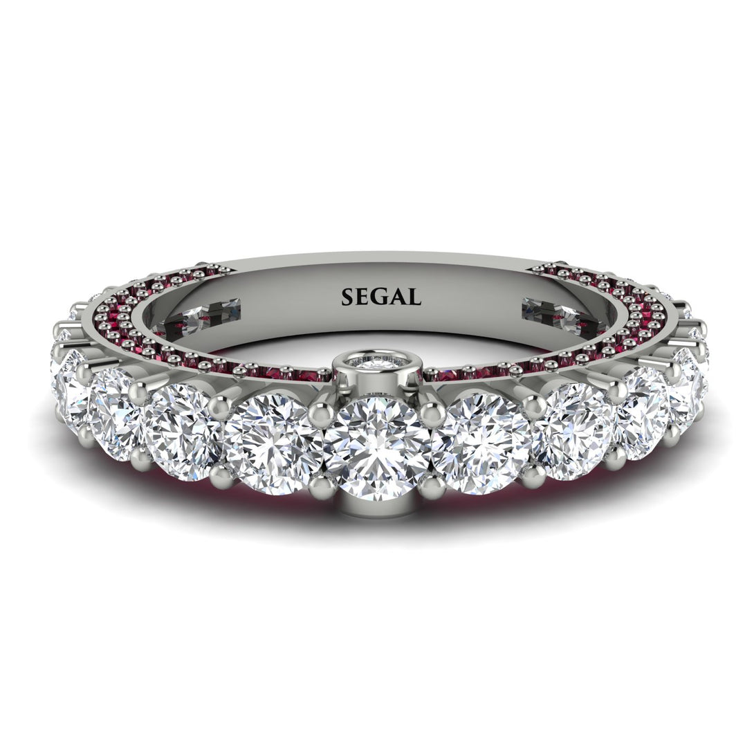 Diamond Eternal Love Wedding Ring - Anaya No. 48