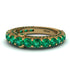 Emerald Eternal Love Wedding Ring - Anaya No. 19