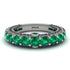 Emerald Eternal Love Wedding Ring - Anaya No. 66 image 3