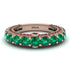 Emerald Eternal Love Wedding Ring - Anaya No. 50 image 3