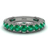 Emerald Eternal Love Wedding Ring - Anaya No. 6 image 3