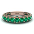 Emerald Eternal Love Wedding Ring - Anaya No. 20 image 3