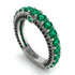 Emerald Eternal Love Wedding Ring - Anaya No. 36