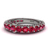 Ruby Eternal Love Wedding Ring - Anaya No. 57 image 2