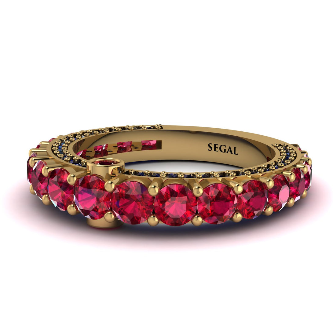 Ruby Eternal Love Wedding Ring - Anaya No. 70