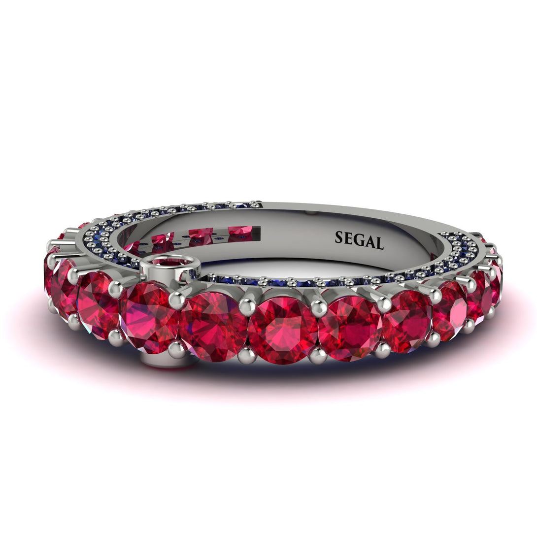 Ruby Eternal Love Wedding Ring - Anaya No. 72