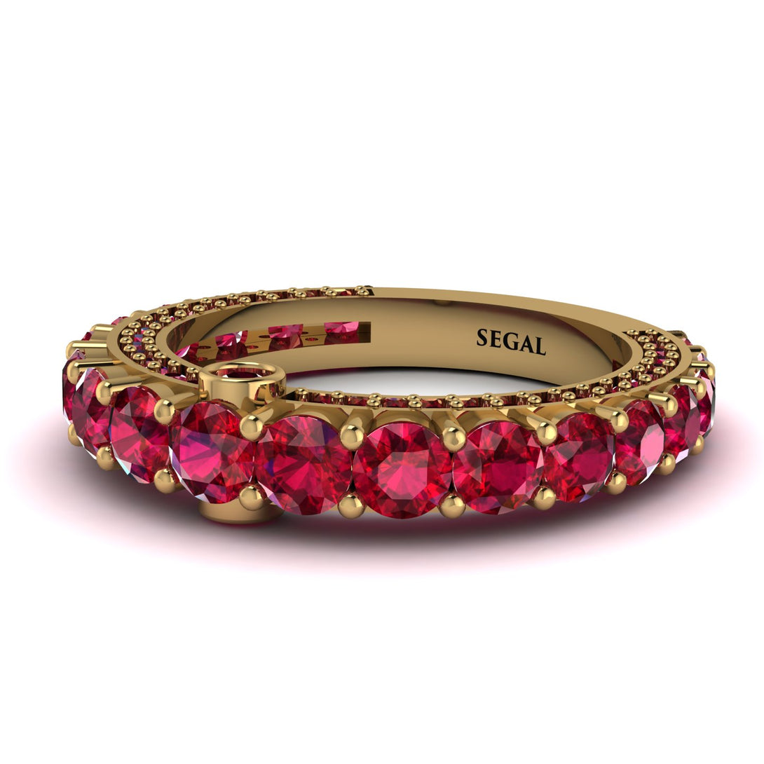 Ruby Eternal Love Wedding Ring - Anaya No. 55