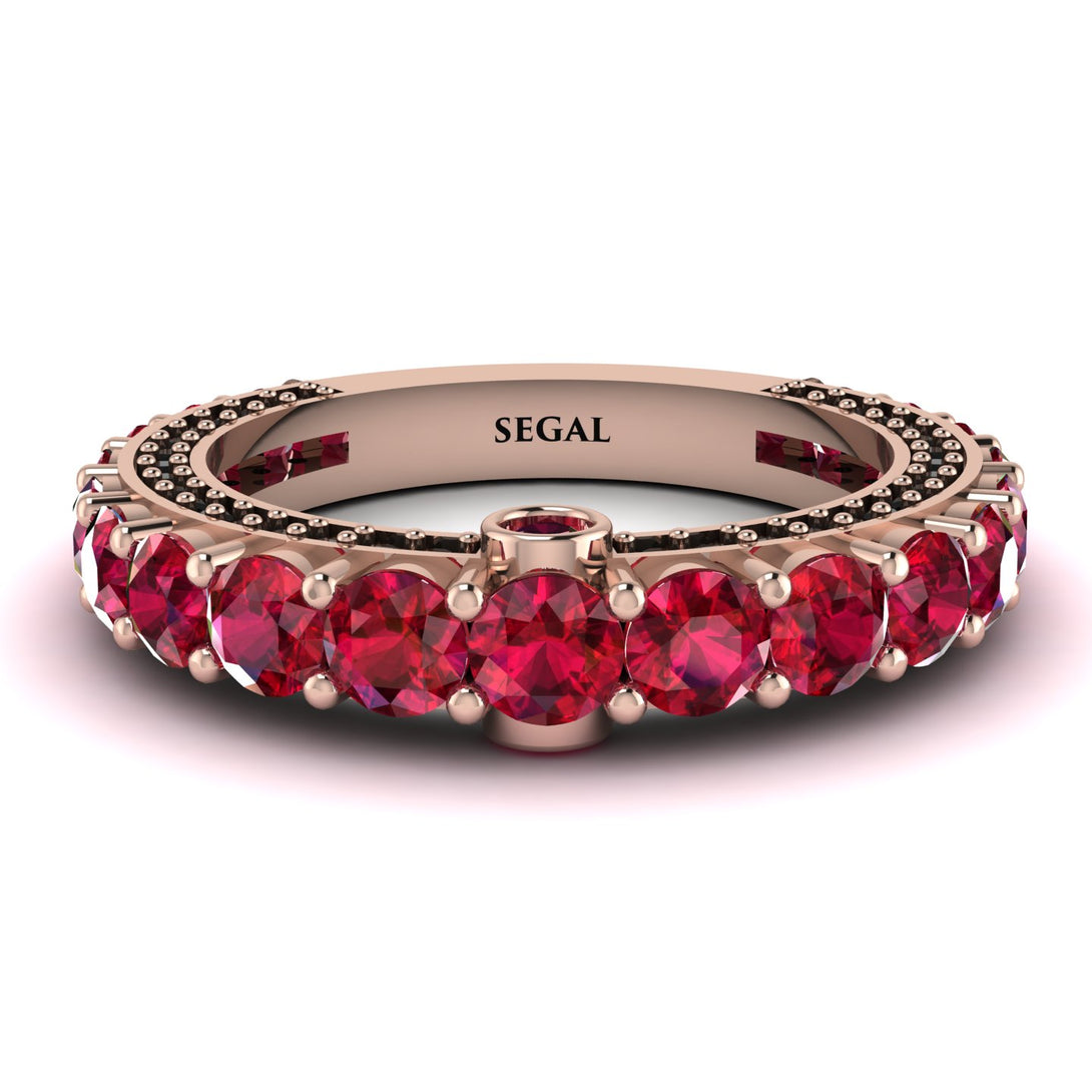 Ruby Eternal Love Wedding Ring - Anaya No. 41