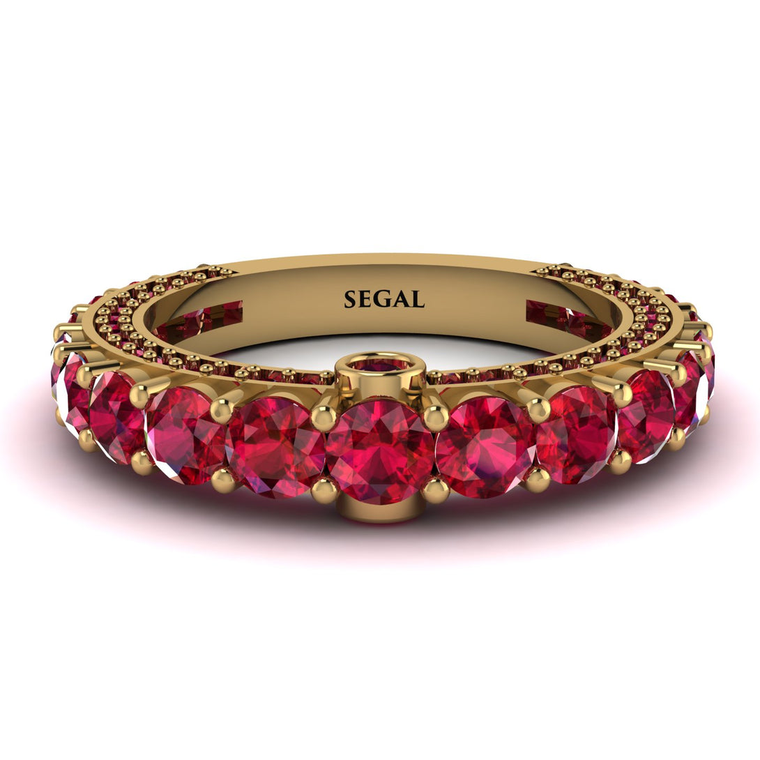 Ruby Eternal Love Wedding Ring - Anaya No. 55