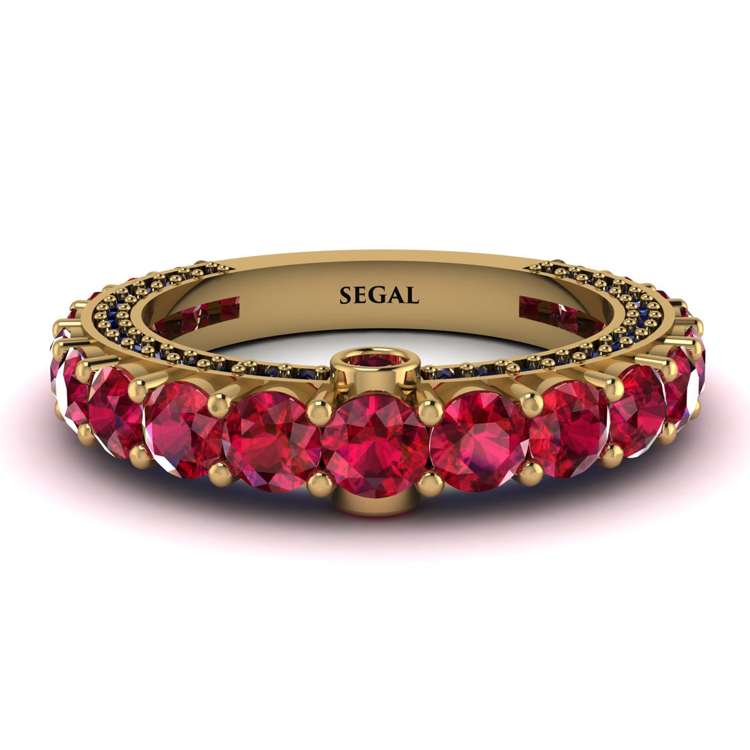Ruby Eternal Love Wedding Ring - Anaya No. 70