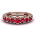 Ruby Eternal Love Wedding Ring - Anaya No. 11