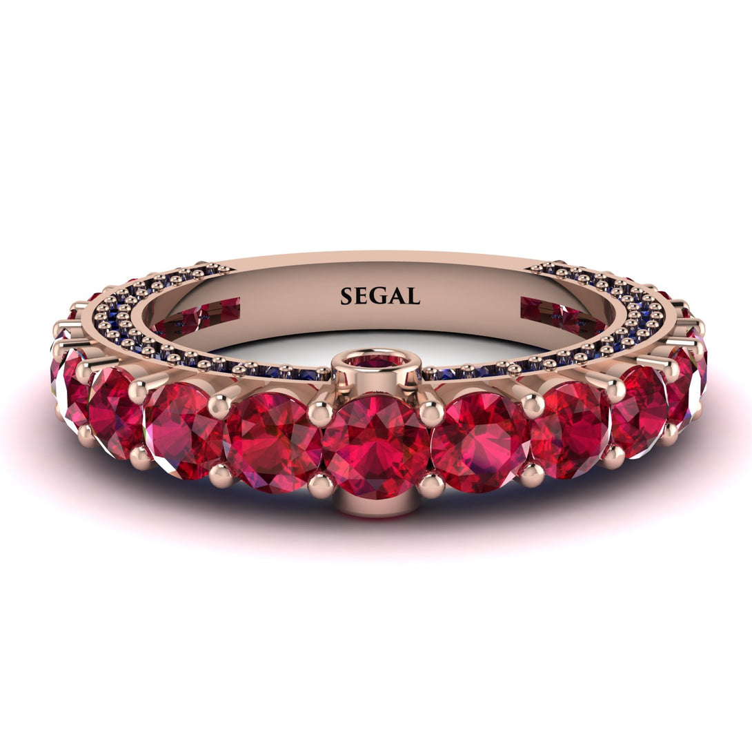 Ruby Eternal Love Wedding Ring - Anaya No. 71