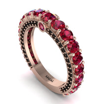 Ruby Eternal Love Wedding Ring - Anaya No. 41 image 1