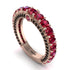 Ruby Eternal Love Wedding Ring - Anaya No. 41