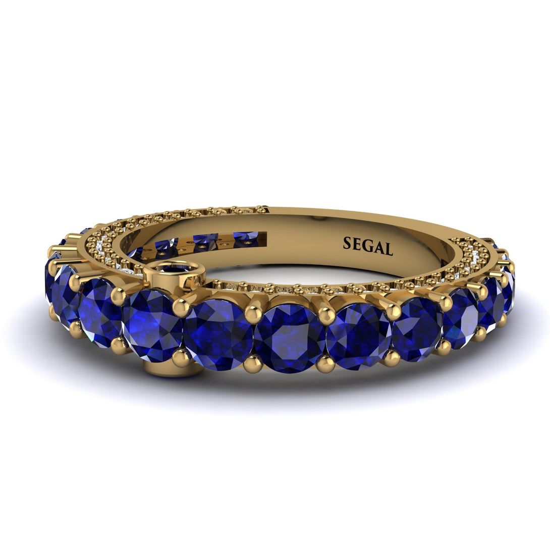 Sapphire Eternal Love Wedding Ring - Anaya No. 13