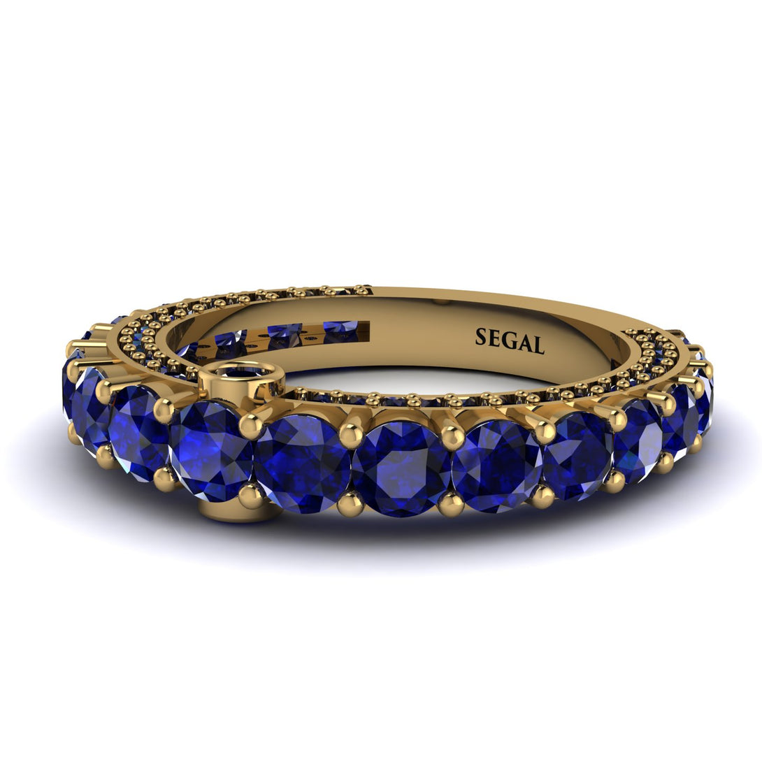 Sapphire Eternal Love Wedding Ring - Anaya No. 73