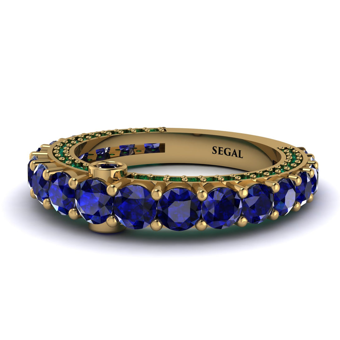 Sapphire Eternal Love Wedding Ring - Anaya No. 28