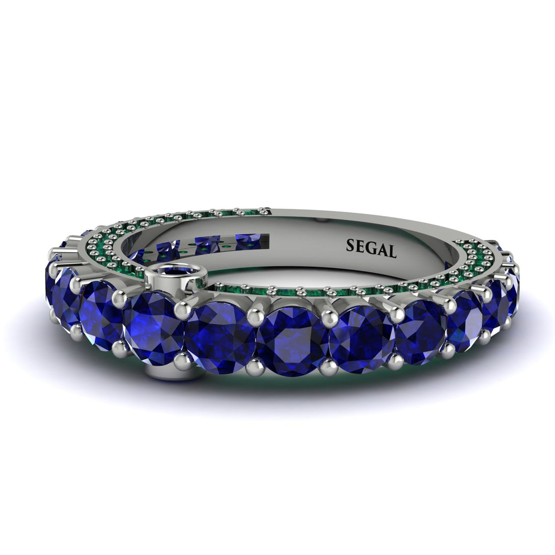 Sapphire Eternal Love Wedding Ring - Anaya No. 30