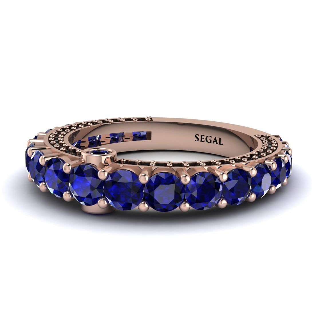 Sapphire Eternal Love Wedding Ring - Anaya No. 44